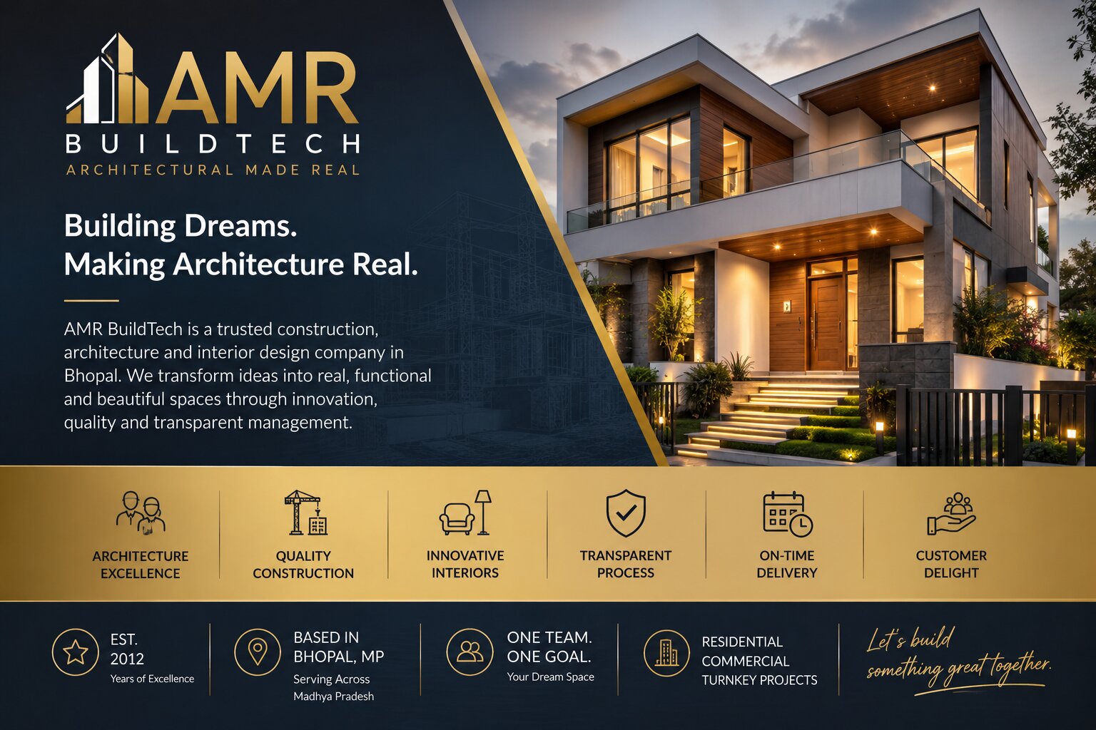 AMR BuildTech construction company in Bhopal