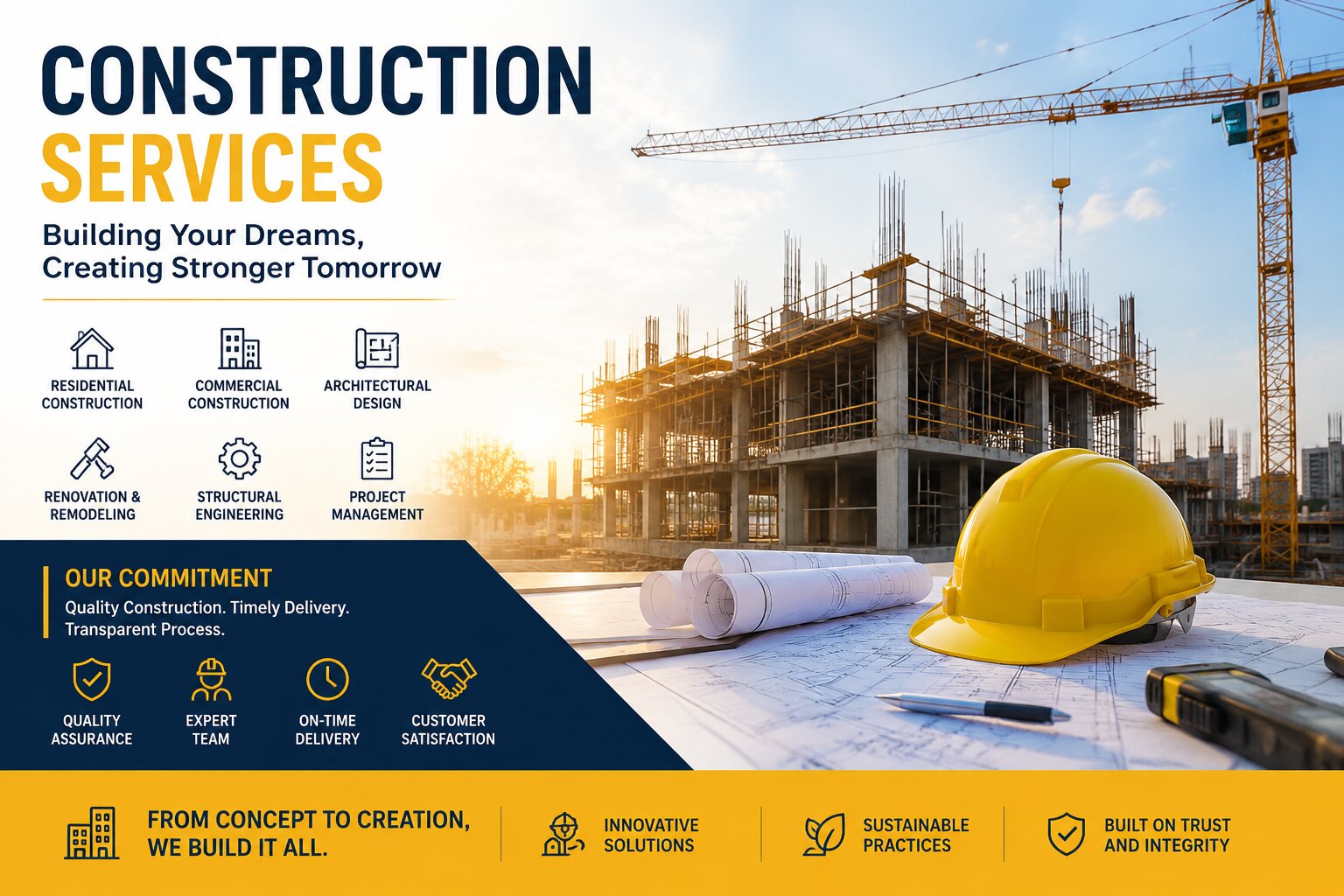 Construction Services in Bhopal by AMR BuildTech
