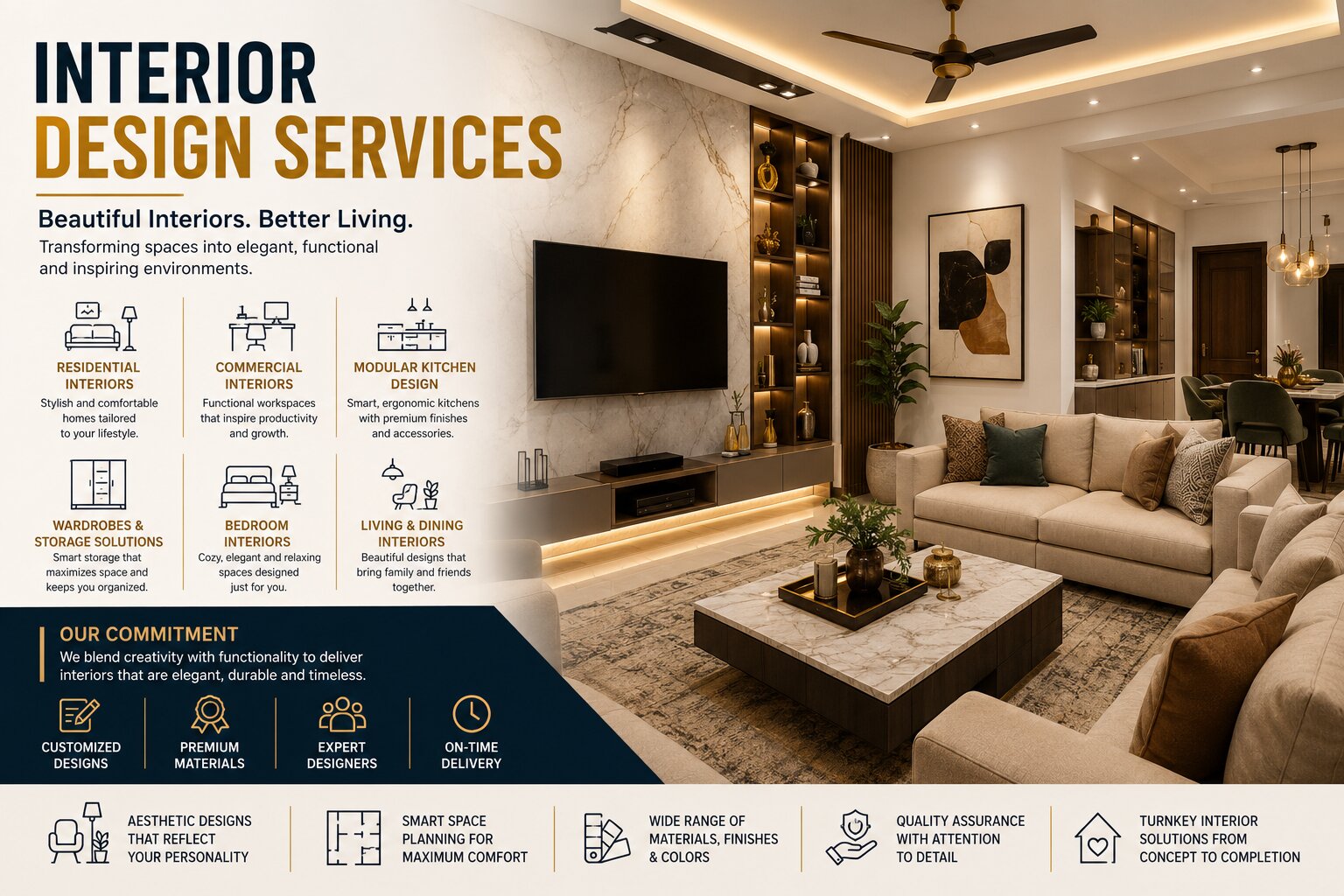 Interior Design Solutions by AMR BuildTech