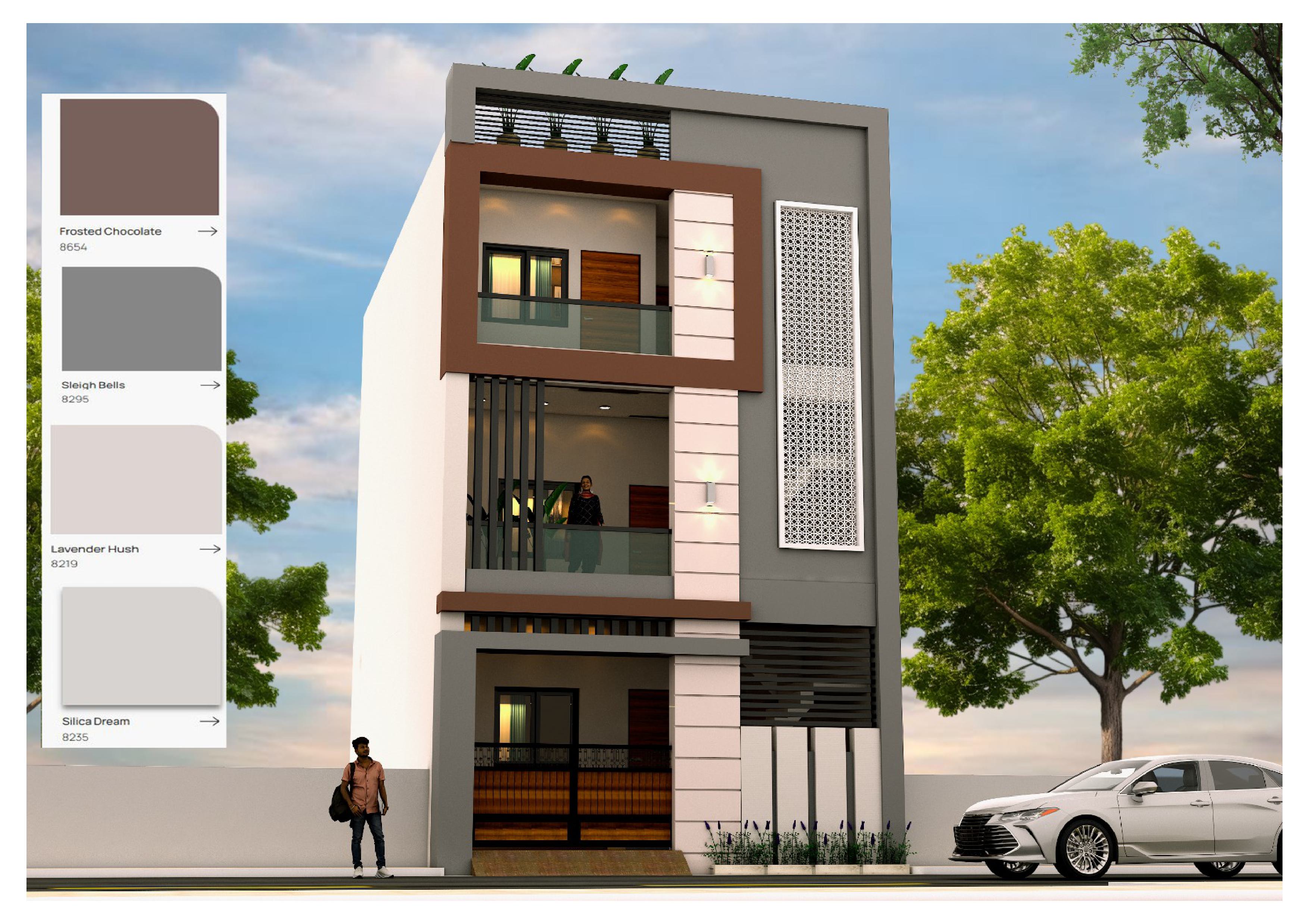 Floor plan, Ghar Ka Naksa, Layout, view 15 — AMR BuildTech architectural design for Floor Plan in Bhopal, Madhya Pradesh, India