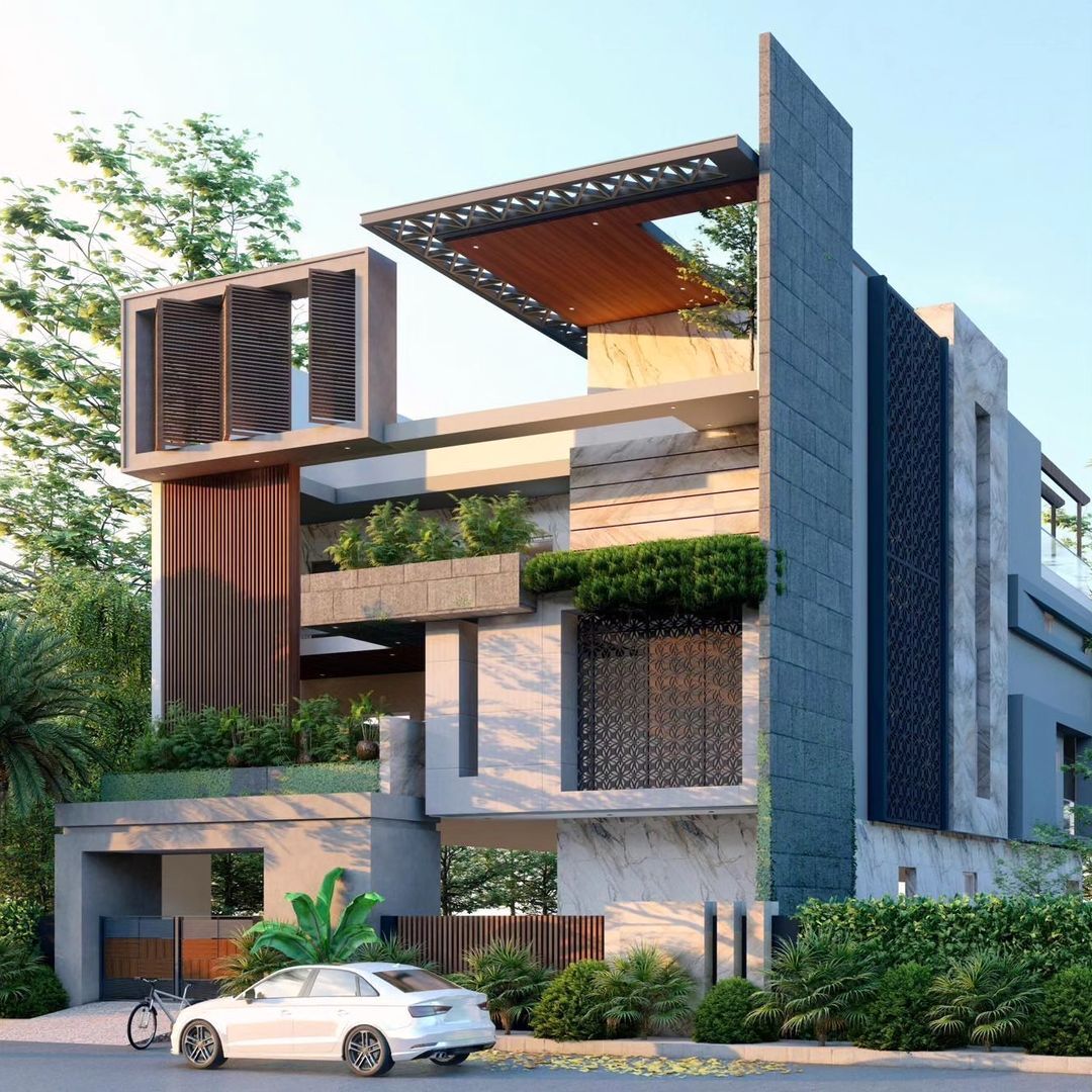 AMR BuildTech architectural design for Some Of Our Architectural Project By AMR BuildTech in Bhopal, Madhya Pradesh, India