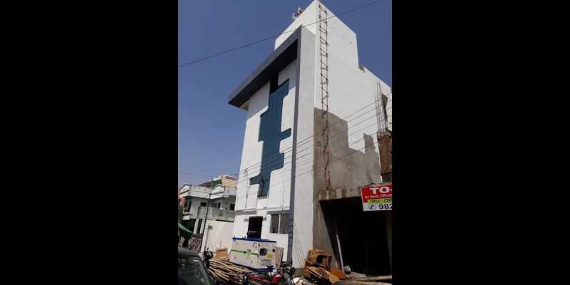 Bhopal Madhya Pradesh India Another Hospital Construction At Rohit Nagar Construction 01 – AMR BuildTech Bhopal