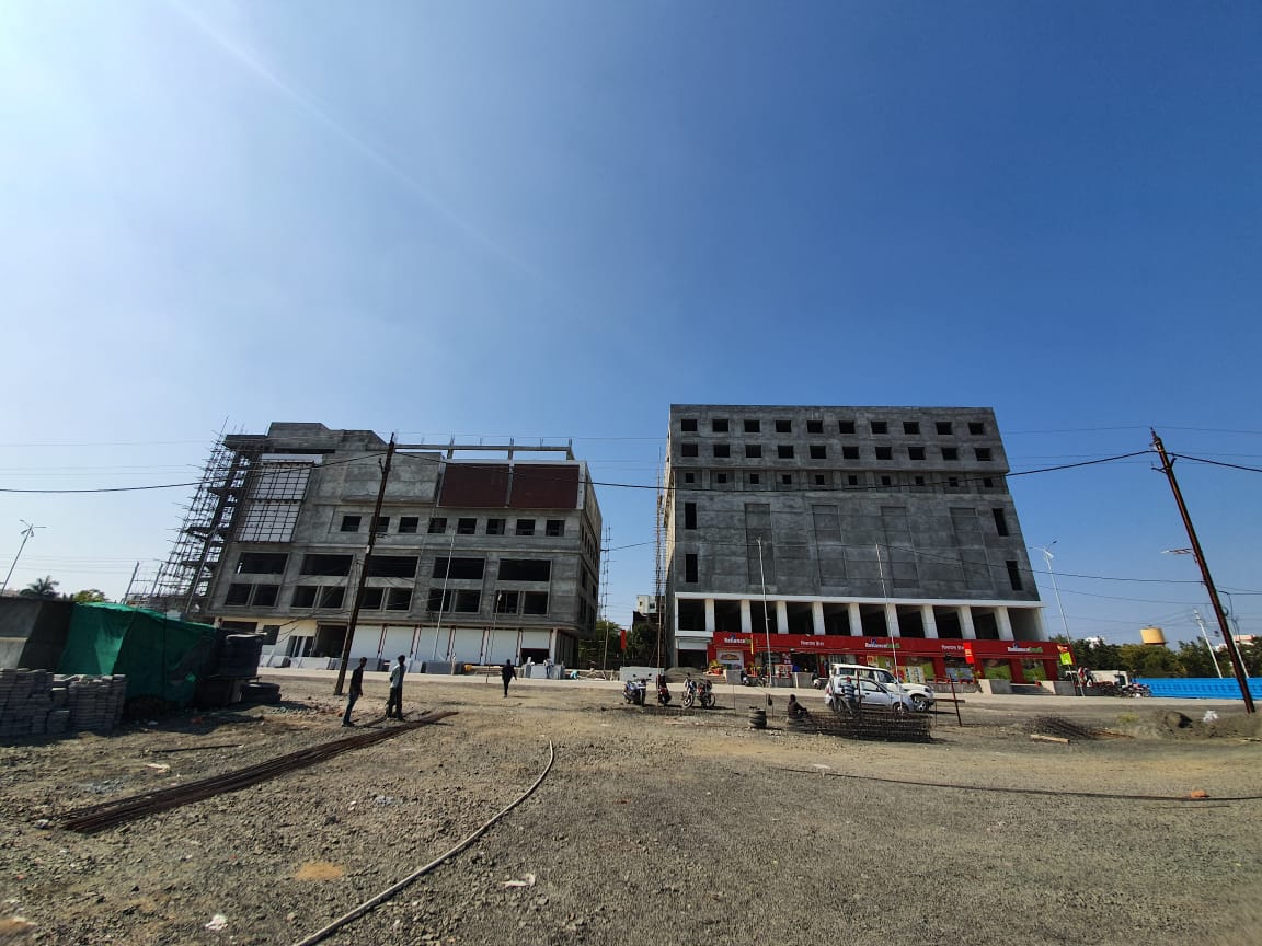 Bhopal Madhya Pradesh India Commercial Building Construction Project Construction 01 – AMR BuildTech Bhopal