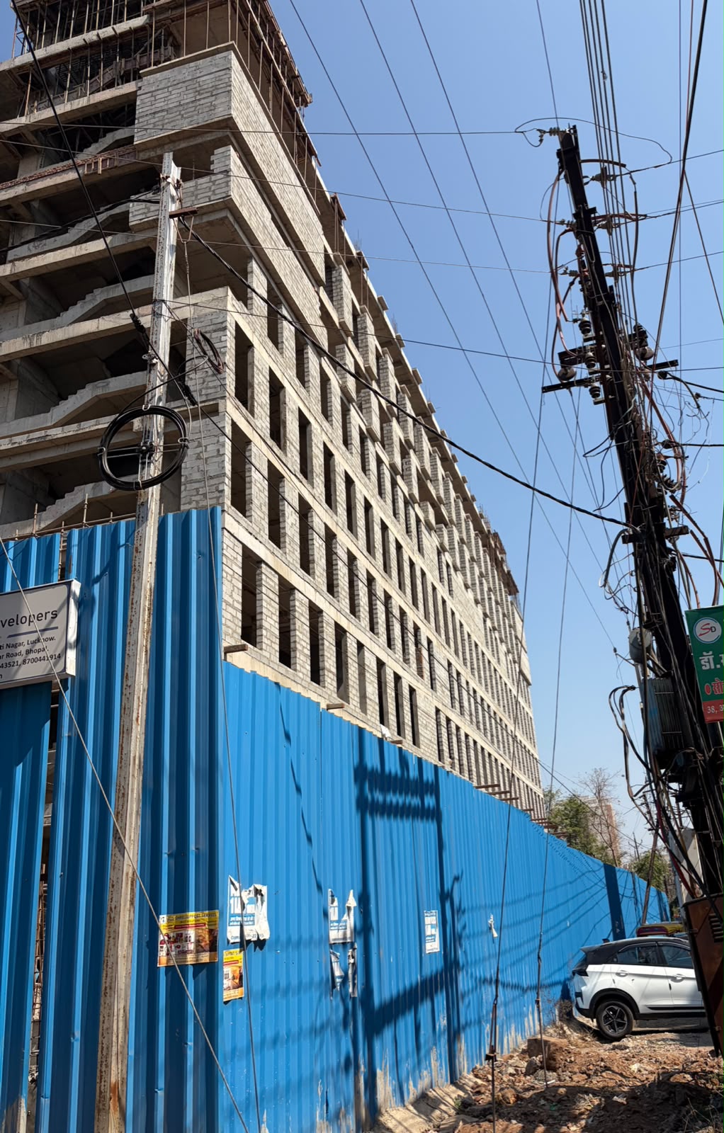 Bhopal Madhya Pradesh India Commercial Complex Construction 01 – AMR BuildTech Bhopal