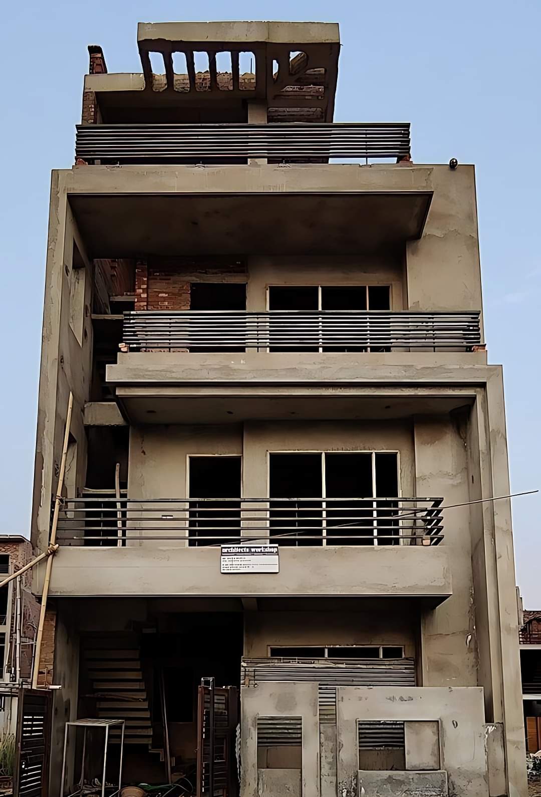 Bhopal Madhya Pradesh India Duplex House Construction 05 – AMR BuildTech Bhopal