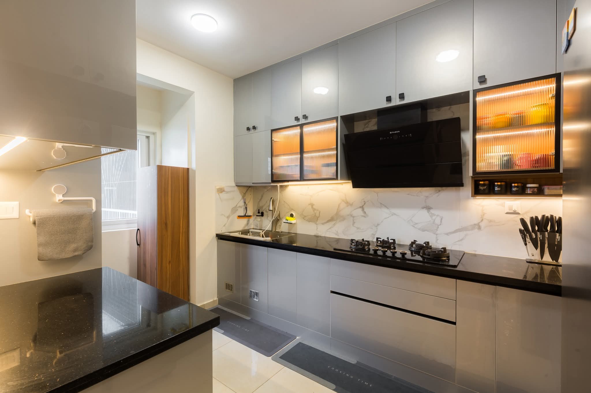AMR BuildTech interior design project — Some Of Island Kitchen Projects By CMK AMR BuildTech, Bhopal, Madhya Pradesh, India