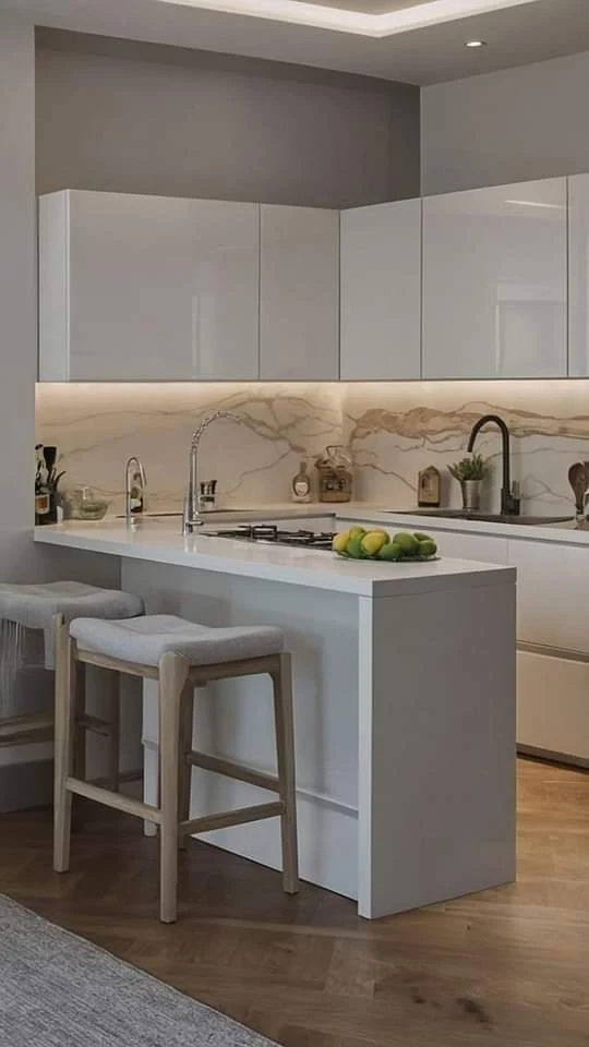 AMR BuildTech interior design project — Some Of Island Kitchen Projects By CMK AMR BuildTech, Bhopal, Madhya Pradesh, India