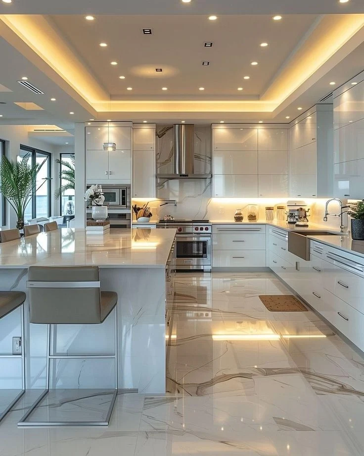 AMR BuildTech interior design project — Some Of Island Kitchen Projects By CMK AMR BuildTech, Bhopal, Madhya Pradesh, India