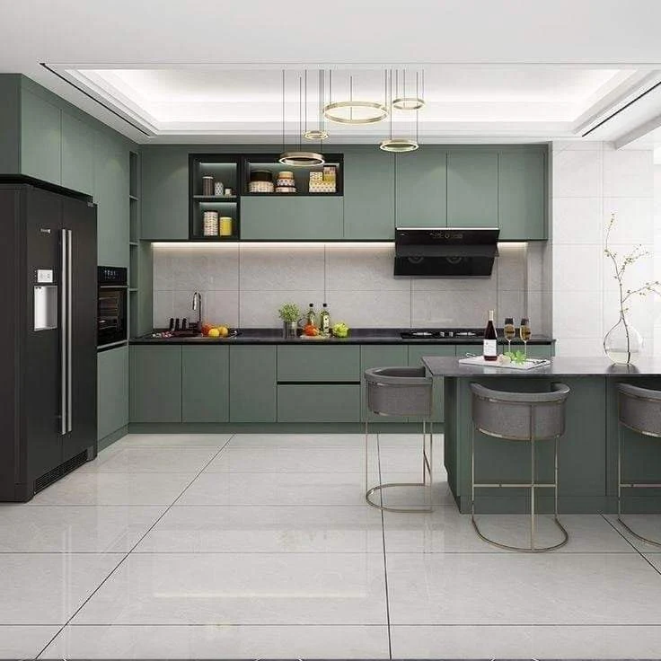 AMR BuildTech interior design project — Some Of Island Kitchen Projects By CMK AMR BuildTech, Bhopal, Madhya Pradesh, India