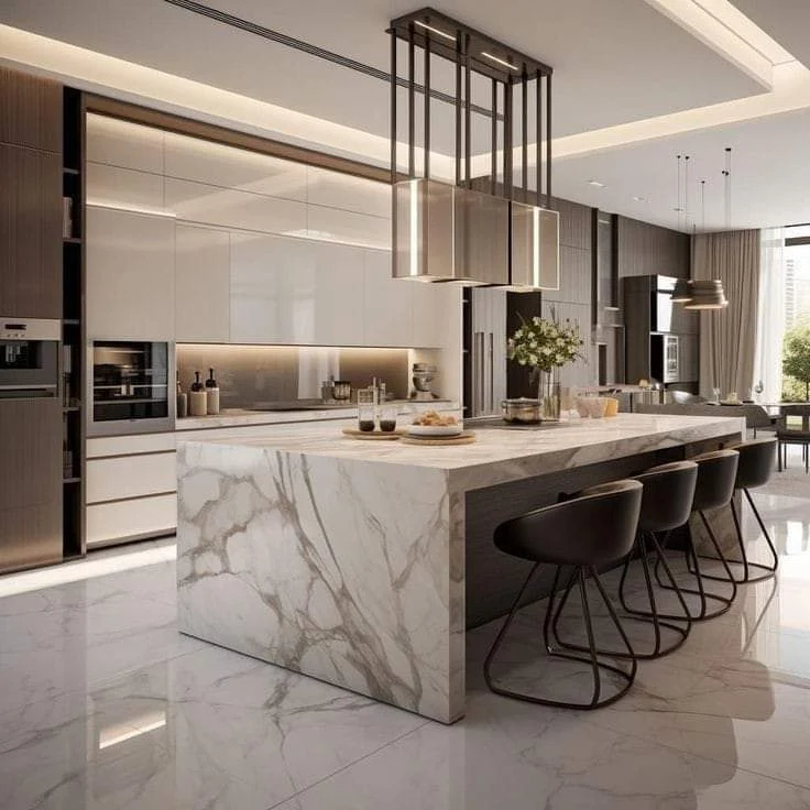 AMR BuildTech interior design project — Some Of Island Kitchen Projects By CMK AMR BuildTech, Bhopal, Madhya Pradesh, India