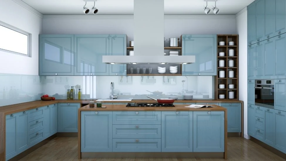 AMR BuildTech interior design project — Some Of Island Kitchen Projects By CMK AMR BuildTech, Bhopal, Madhya Pradesh, India
