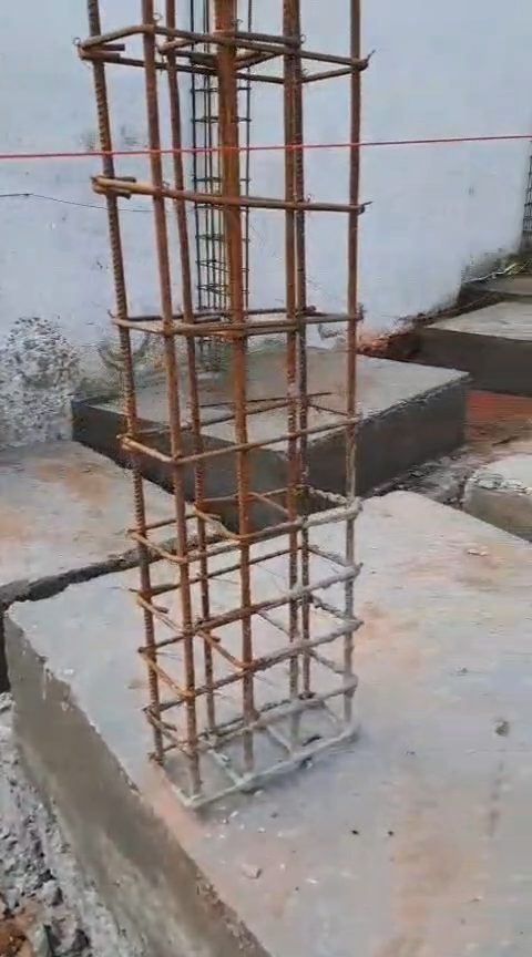 Construction work excavation foundation, view 7 — AMR BuildTech construction work on Ongoing Construction in Bhopal, Madhya Pradesh, India
