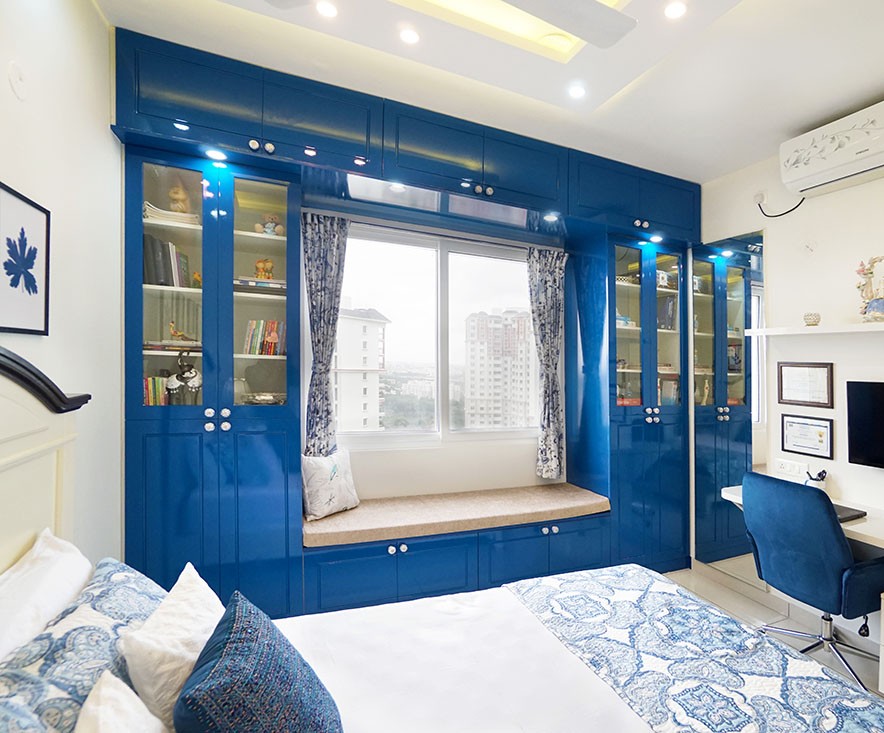 Residential interior design work in Bhopal by AMR BuildTech – elegant decor