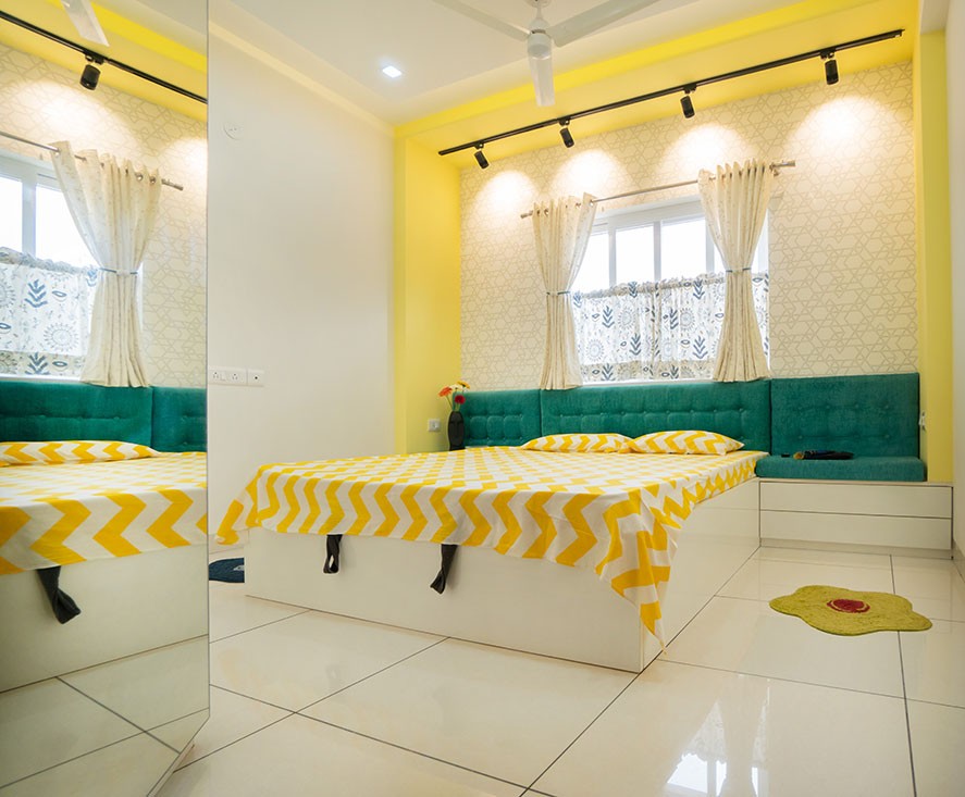 Complete home interior work in Bhopal by AMR BuildTech – expert interior execution