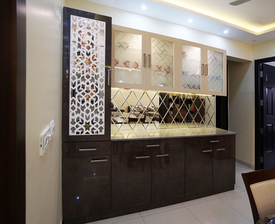 Modular kitchen interior design work in Bhopal – smooth finishing work