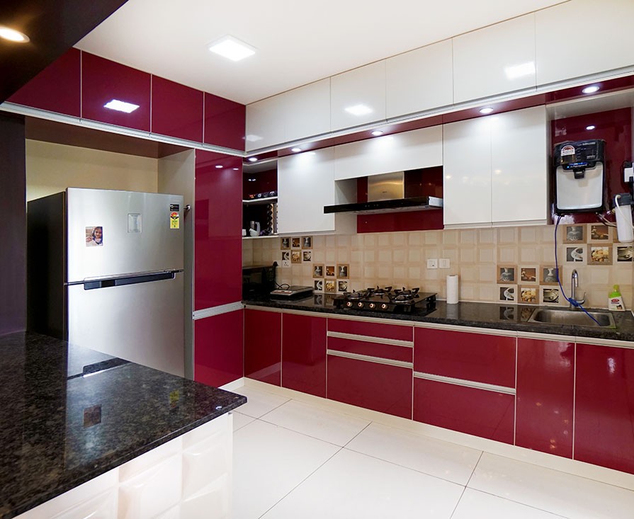 Living room interior design work in Bhopal – wardrobe & storage planning