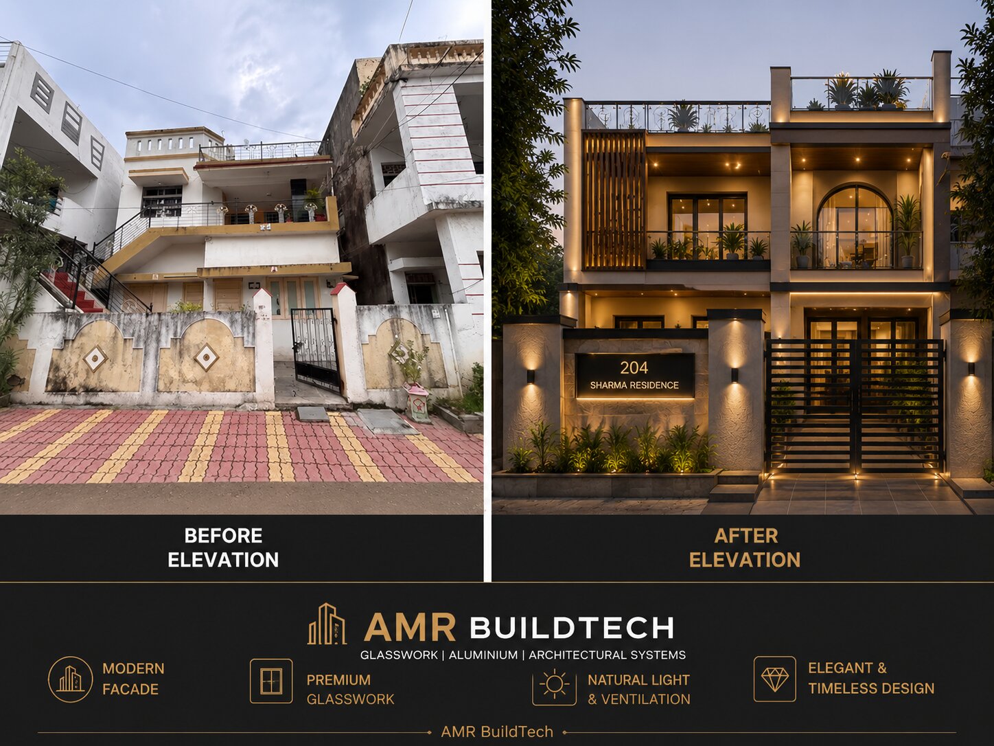 AMR BuildTech interior design project — Some Of Our Renovation Interior Project By AMR BuildTech, Bhopal, Madhya Pradesh, India