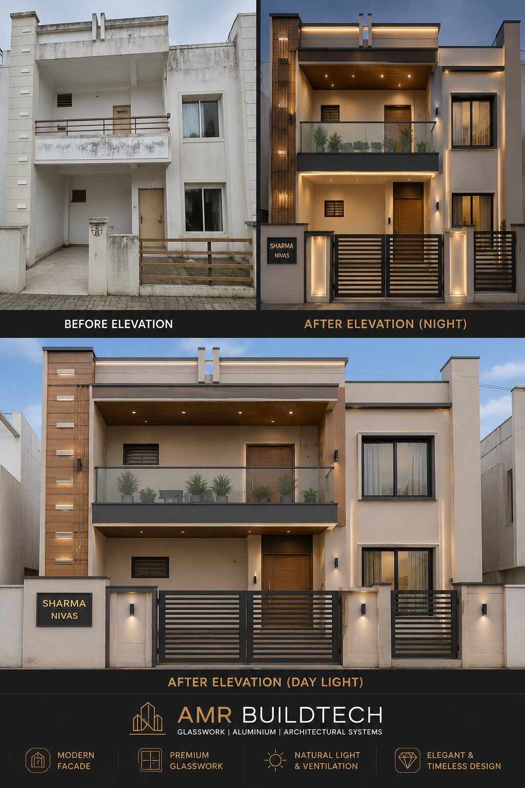AMR BuildTech interior design project — Some Of Our Renovation Interior Project By AMR BuildTech, Bhopal, Madhya Pradesh, India