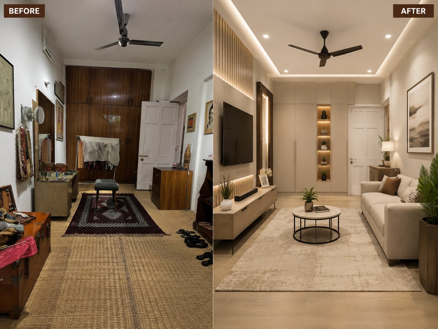 Interior Renovation Project in Bhopal by RenoVista