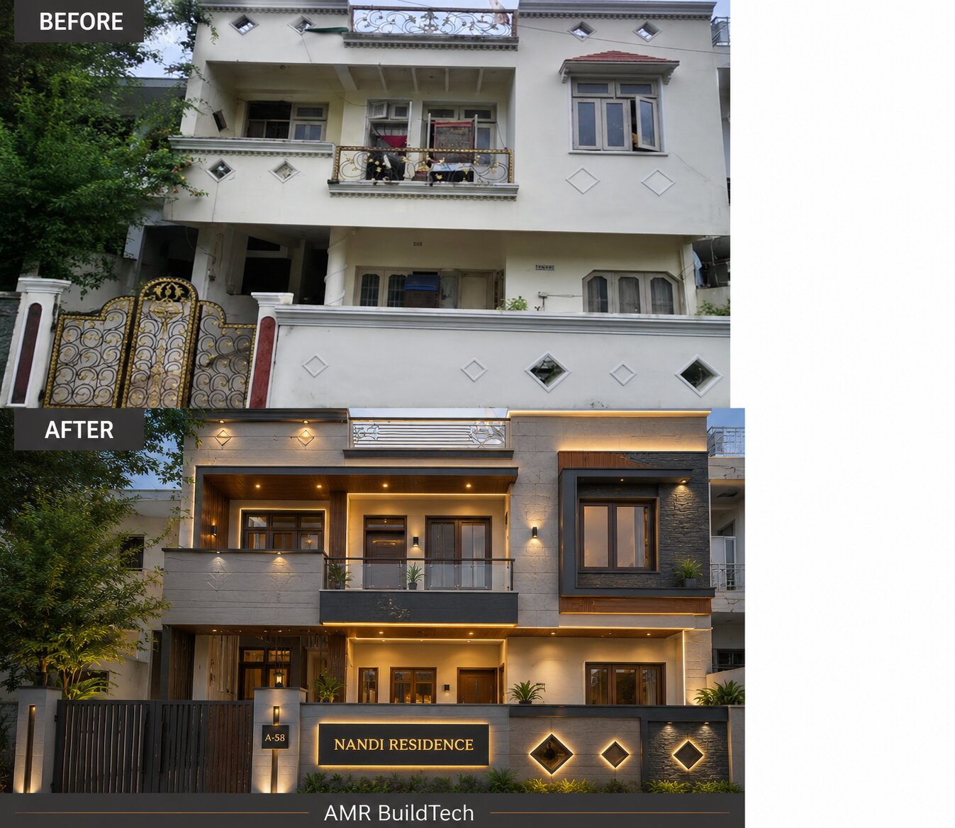 Home Renovation Project in Bhopal by RenoVista