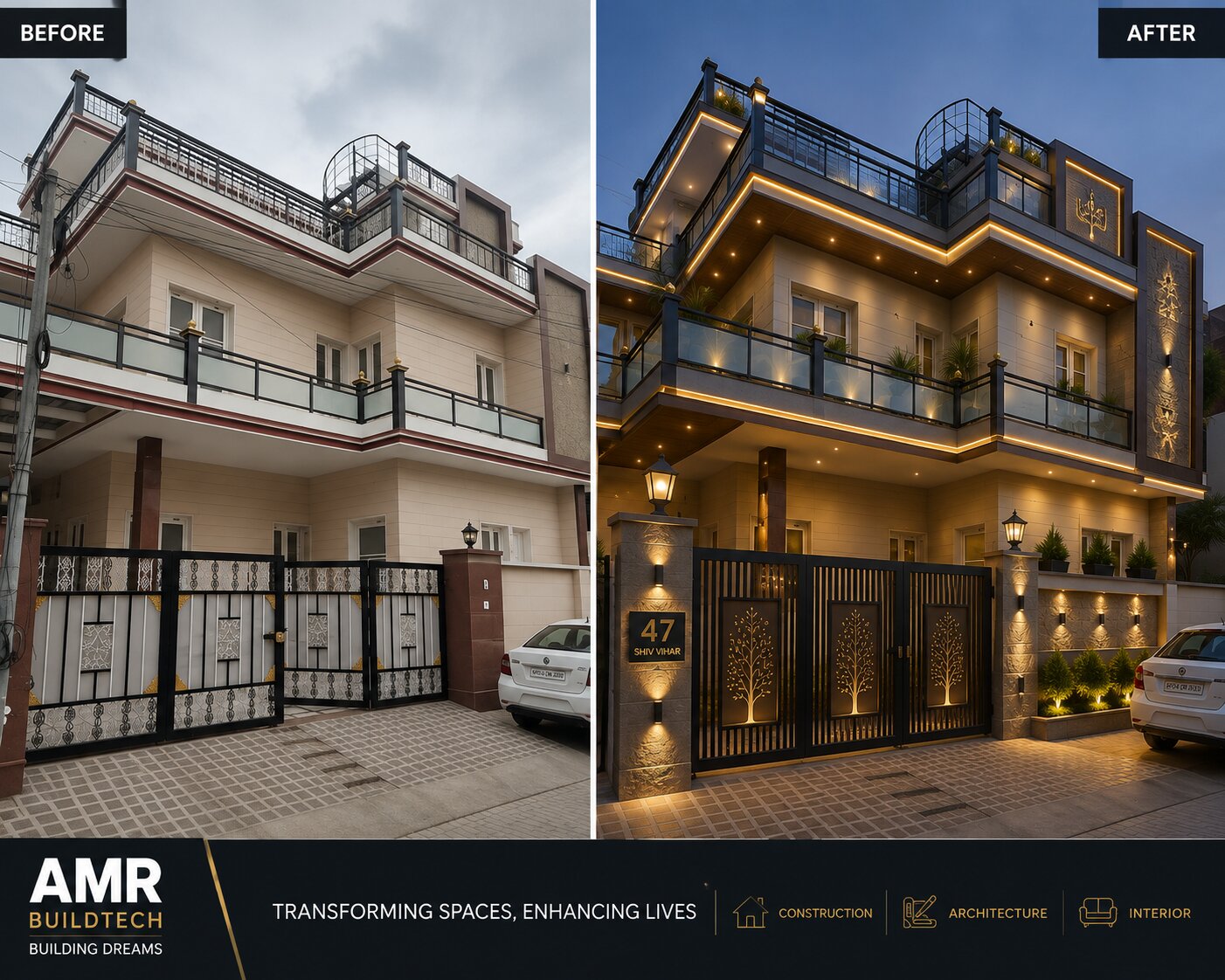 Home Renovation Project in Bhopal by RenoVista