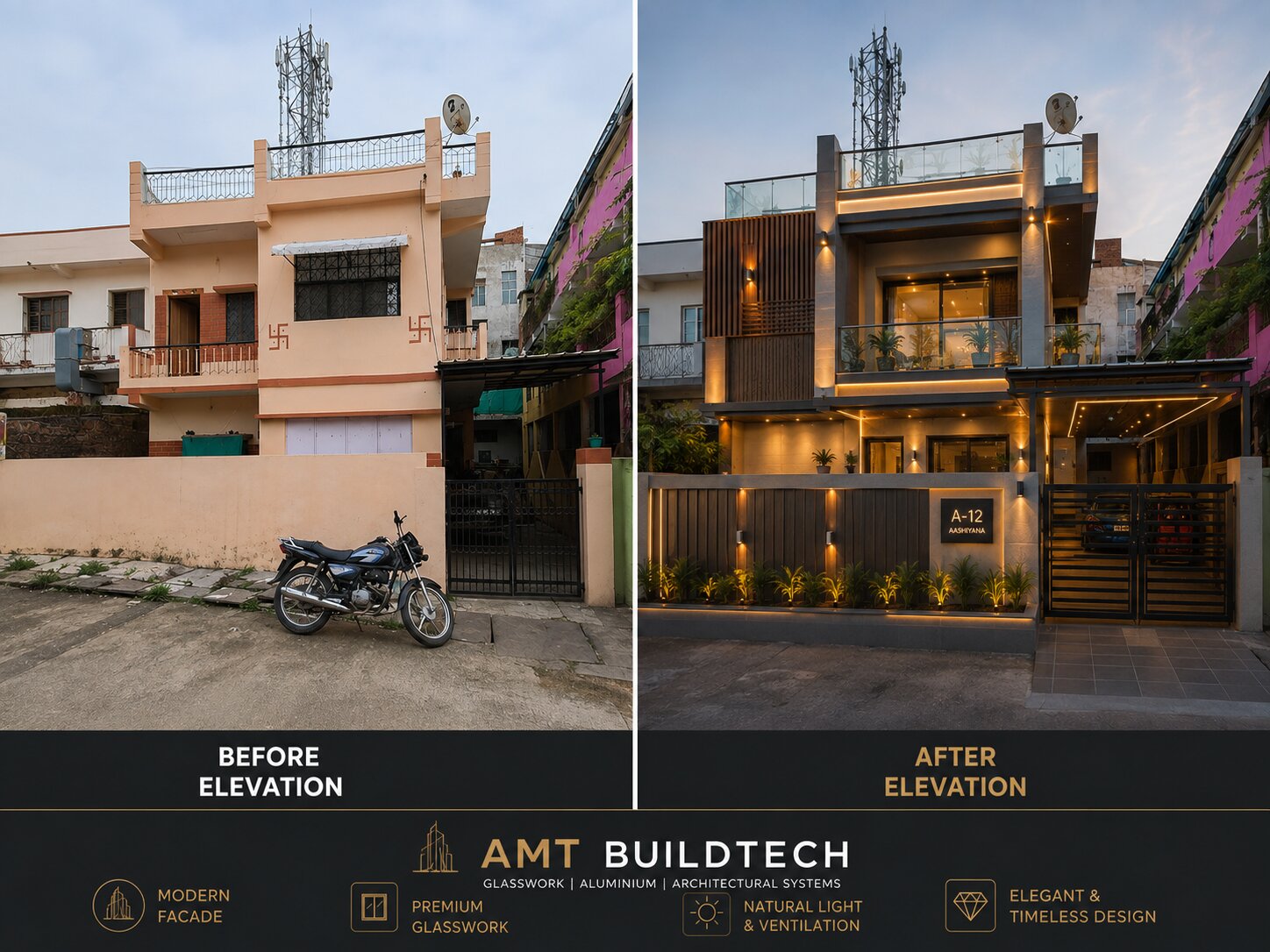Home Renovation Project in Bhopal by RenoVista