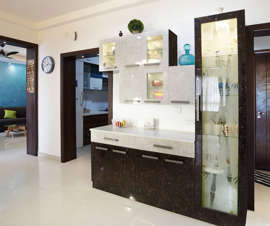 White modular kitchen Bhopal – VIBE