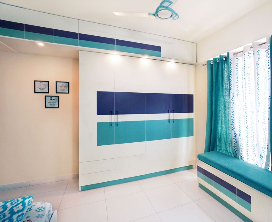 Standard 3 BHK living room false ceiling interior Bhopal